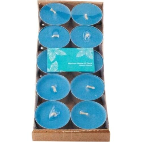 10 Pieces Small Candles With Ocean Scent Souvenirs Therapy Yoga Romantic Dining Home Decoration 3.5 cm 1.5 cm Size