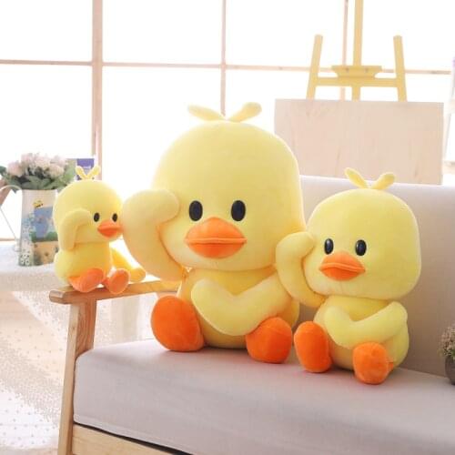 30-70cm Duck Plush Toys Duck Doll Big Yellow Duck Stuffed Animals Toys for Baby Pillow Birthday Gift Decor Kawaii Duck Plushie