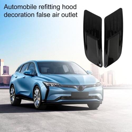80% Hot Sales!!! 1 Pair LKT034 Air Outlet Trim Anti-slip High Temperature Resistance ABS Wear-resistant Vent Trim for Car