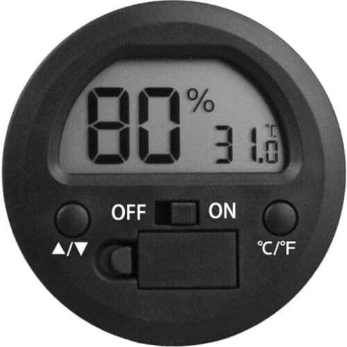 Mini Digital LCD Embedded Temperature Humidity Indoor Room Thermometer Hygrometer Sensor For Pet Reptile Box High Quality