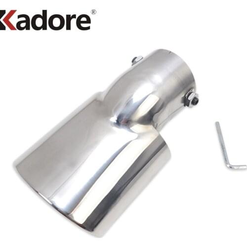 For Subaru Outback 2010-2013 2014 2015 Stainless Steel Car Rear Tail Exhaust System Muffler Tip Silencer Exterior Accessories