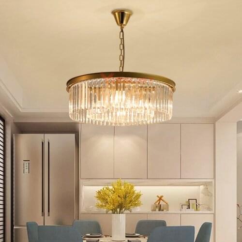 Crystal Chandelier Lighting LED Lamps Lights Chandeliers Living Room Bedroom Dining Restaurant Ceiling Pendant Hanging Lamps