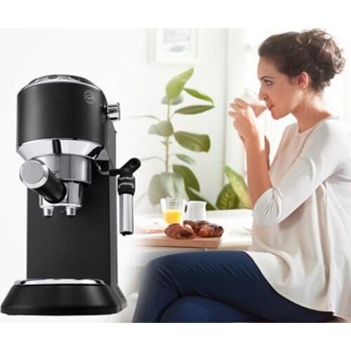 EC685 Italian Semi-Automatic Coffee Machine 1350W Household Pumped Stainless Steel Coffee Machine Small Desktop