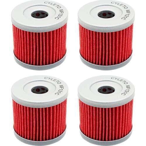 Cyleto Motorcycle parts Oil Filter For Suzuki TU125 Epicuro UC125 UC150 Burgman UH125 UH200 UX125 Sixteen UE125 UE150 1999-2018