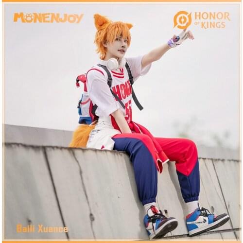 Monenjoy Honor of Kings Baili Xuance Cosplay Costumes Epic Skin School Cos Sets
