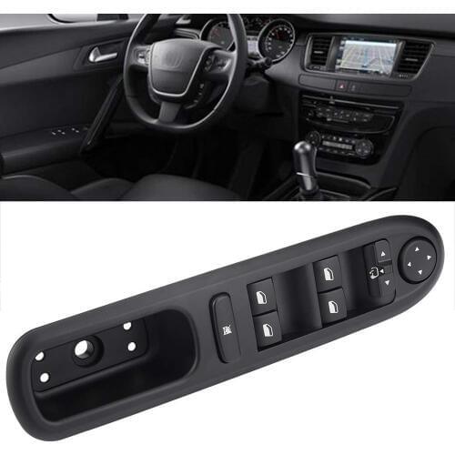 Power Master Window Lifter Switch Control Panel Front Left Electric Button For Peugeot 407 SW 6554.ER 96468704XT Auto Parts