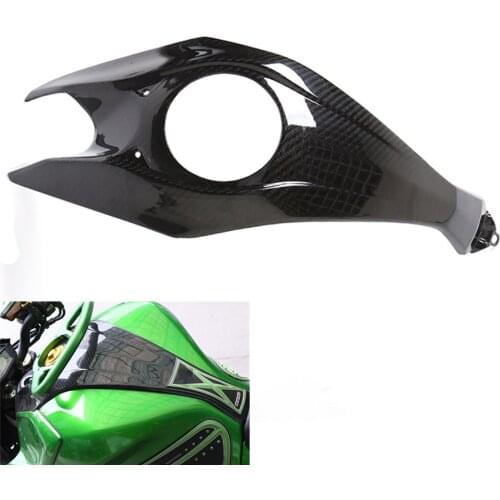 Motorcycle Accessories Carbon Fiber Upper Top Fuel Tank Guard Cover For Kawasaki Z1000 Z 1000 2013-2016 2014 2015