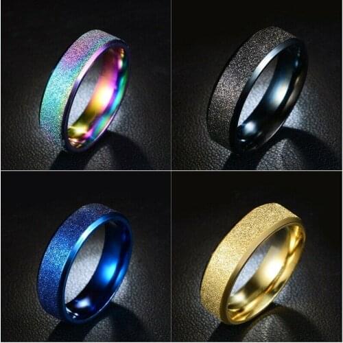 Wholesale 50pcs ring gold black blue multicolor mixed Fashion Jewelry Stainless Steel Rings for Men Women dropshipping