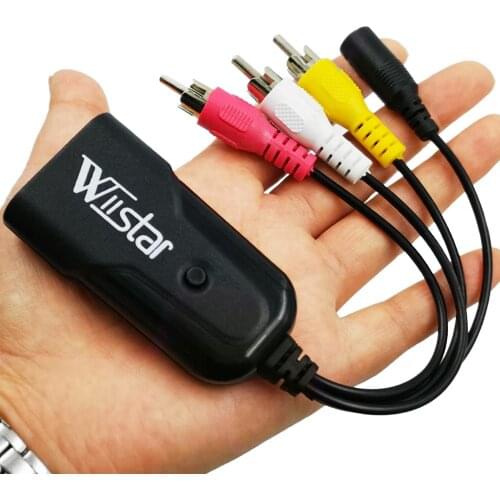 New Arrival Wiistar HDMI TO AV Adapter HD Video Converter HDMI to Male RCA AV/CVSB L/R Video 1080P HDMI2AV NTSC PAL