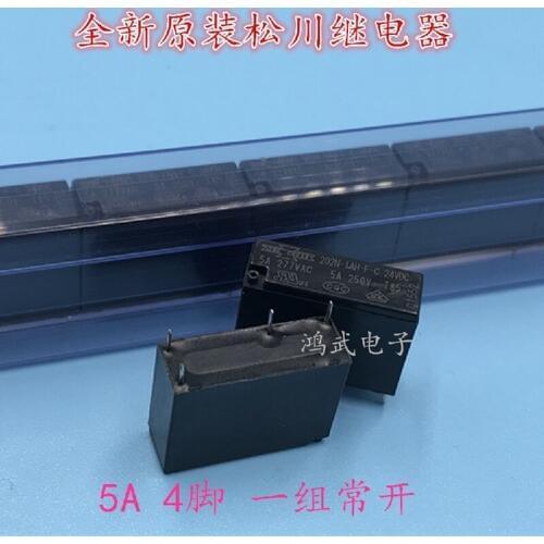 New original 202n-1ah-f-c-24vdc Songchuan relay 5A a set of normally open