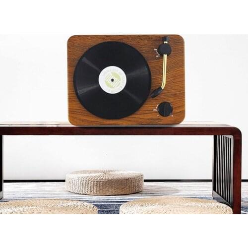 Retro Record Bluetooth-compatible Speaker Subwoofe Player Vinyl Wireless Record Multifunction Atomic Player G2W6