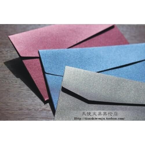 Thick envelope classical metal Textured Wedding envelope Holiday gifts 10pcs free shipping
