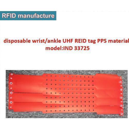 Uhf rfid cheap Impinj Monza R6 pps fashion Waterproof wristband tag hospital medical wrist trace adjustable disposable for kids