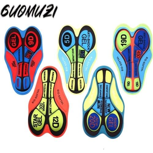 Cycling Short Cushion Breathable 9D Pads Bike Riding Base Cushion Outdoor Biking Underwear 20D Silica Gel Pad Riding Accessories