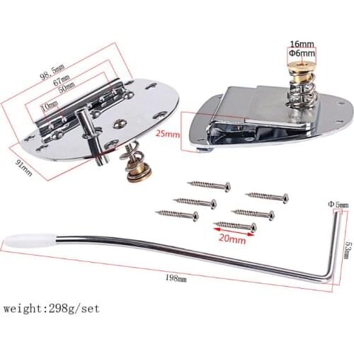WXTF Guitar Tremolo System Bridge Tailpiece For JP Musta Jazzmast Jagu FD Mexico Electric Parts