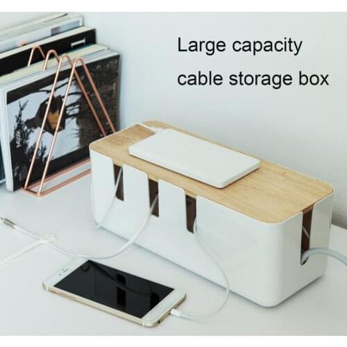 Surge Protectors Anti Dust Cable Management Box Organizer Cable Storage Power Strips Wire Case TV Cord Box Keeps Children Safe
