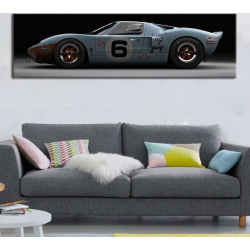 HD Print Pictures Vintage/Retro Hot Rod Sports car Poster Classic Car Nostalgic Canvas Paintings Wall Art For bedroom Home Decor