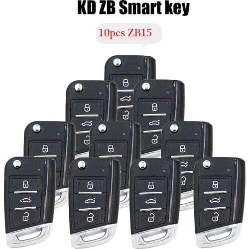 10pcs /lot ZB15 KEYDIY KD Smart key Universal KD Auto Car Key Fob for KD-X2 Key Generator ZB15 Fits More than 2000 Models