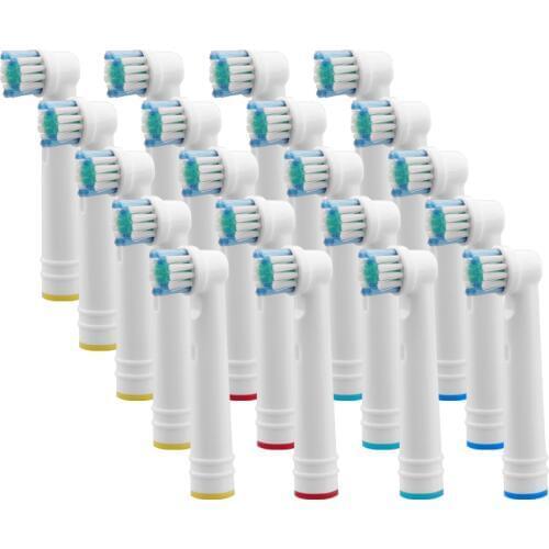 20pcs Replacement Brush Heads For Oral-B Electric Toothbrush Advance Power/Pro Health/Triumph/3D Excel/Vitality Precision Clean