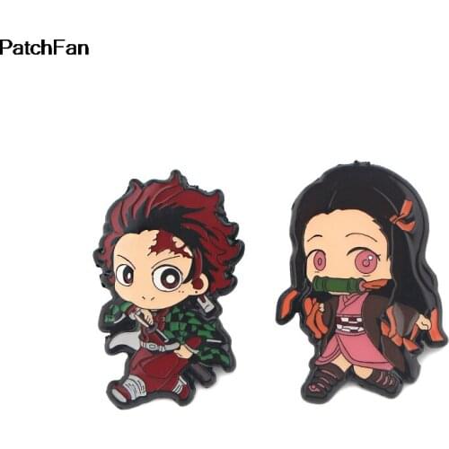 A3132 Patchfan Cartoon Pins Metal Cute Collar Pins and Brooches for Women Men Brooch Jewelry Lapel Pin Badge