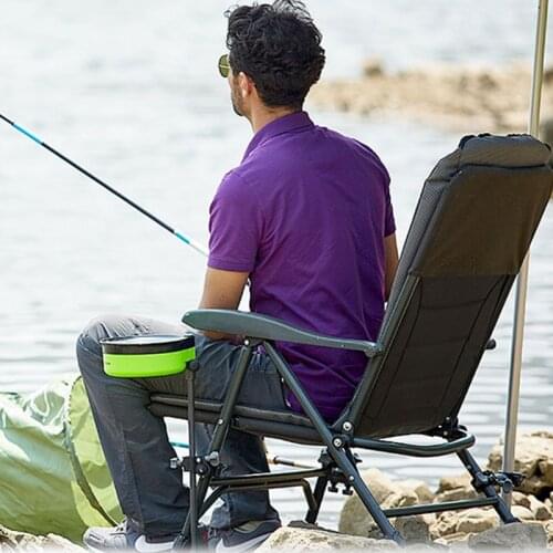 European Beach Bag Portable Folding Chair Outdoor Multifunctional Fishing Camping Chair Seat Can Lift Oxford Cloth Light Seat