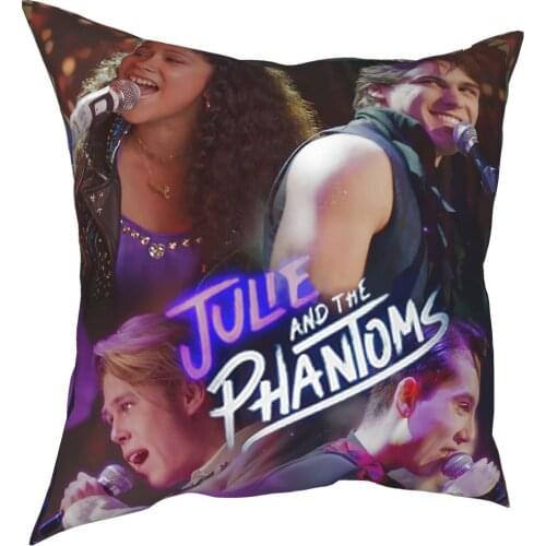 Julie And The Phantoms TV Show Throw Pillow Cover Polyester Throw Pillow Sunset Curve Band Luke Jatp Pillowcover Home Decor