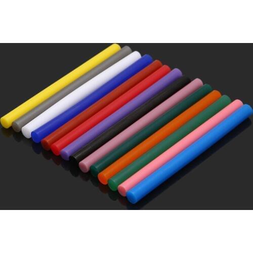 2020 New 14pcs Hot Melt Glue Stick Mix Color 7mm Viscosity For DIY Craft Toy Repair Tools