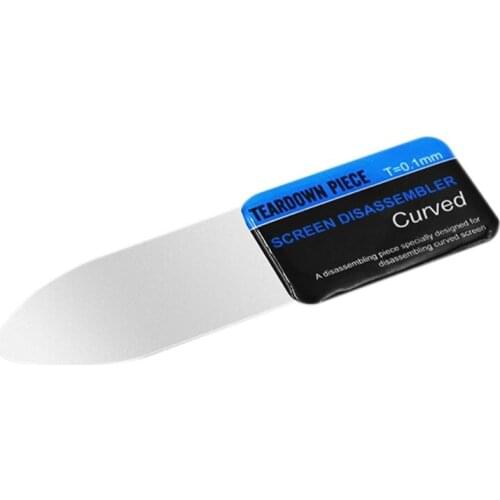 Mobile Phone Curved LCD Screen Spudger Opening Pry Card Tools Ultra Thin Flexible Mobile Phone Disassemble Steel Metal G32D