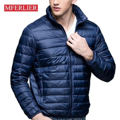 MFERLIER Bust 150cm Autumn winter jackets men 7XL 8XL 9XL Plus size long sleeve men parka large size 3 colors
