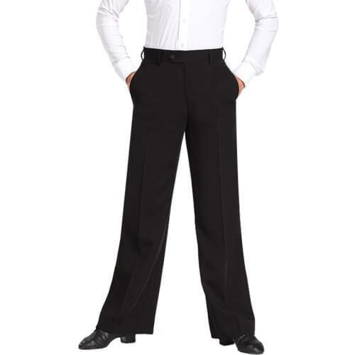 New man Latin Ballroom Dance Pants Men Latin Ballroom Competition Costumes Adults Samba Salsa Rumba Dance Trousers Pants DB125