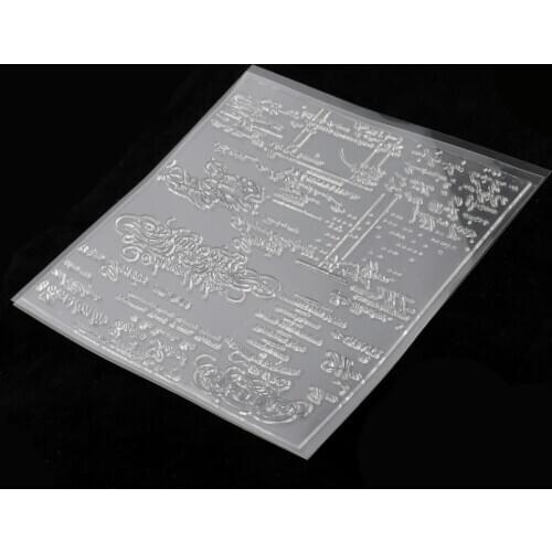 Clear Stamp Transparent Seal English Decor DIY Diary Scrapbooking Album Card