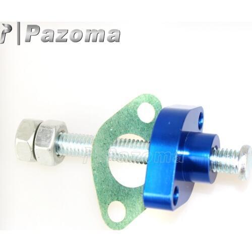 ATV CNC Blue CRU Manual Cam Timing Chain Tensioner for Kawasaki Street Bn 125 Eliminator En 450 454 Ltd 500 Vulcan Er 500 Er-5