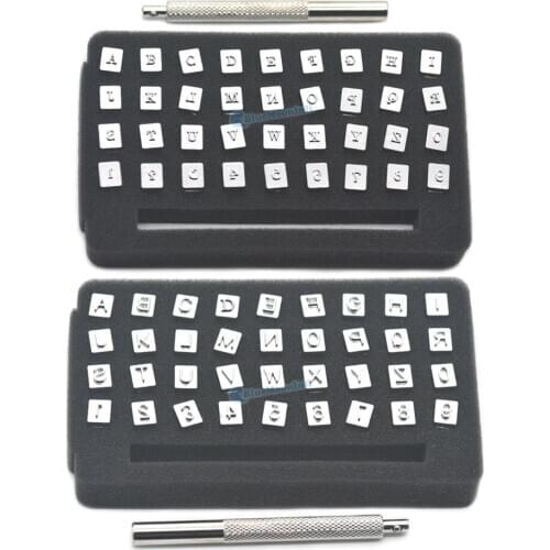 1 set 4mm/6mm Alphabet Number Stamp Die Leather Belt Stamper Punch Craft DIY Tool