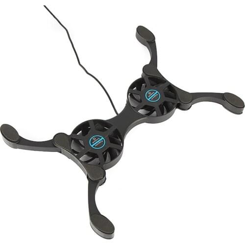 Foldable USB Cooling Fan CPU Cooler Mini Octopus Notebook Cooler Pad Quiet Stand For 14.1 Notebook Laptop PC