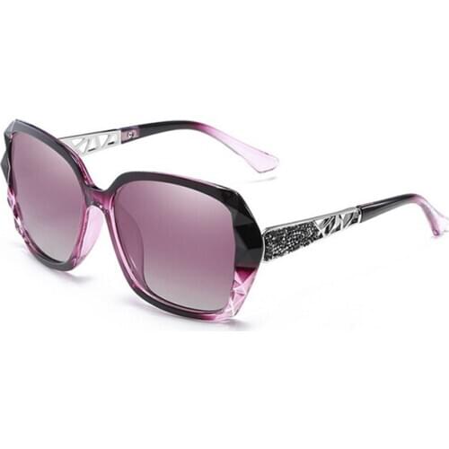 Polarized Women Sunglasses Square Sun Glasses for Female Rhinestone Vintage Retro Sunglasses-women Driving Brand Designer Uv400