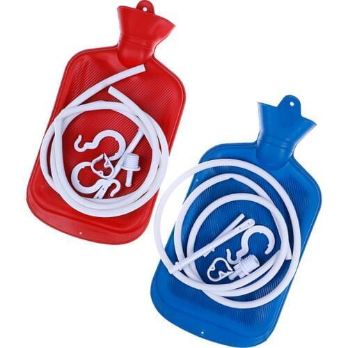 Enema Bag Sets 2000ml For Colon Cleansing With Silicone Hose Health Anal Vagina Cleaner Washing Enema Kit Flusher Constipation