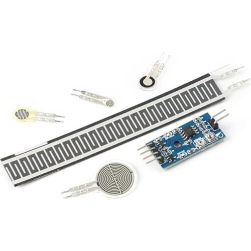 Taidacent Resistive Film Pressure Sensor FSR Sensor Force Sensitive Resistor Robot Flexible Force Sensor FSR402 4/5/7/110MM