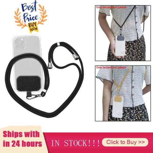 Universal Phone Lanyard Adjustable Detachable Neck Cord Lanyard Strap for Mobile Phone Accessories Safety Tether Anti-lost Rope