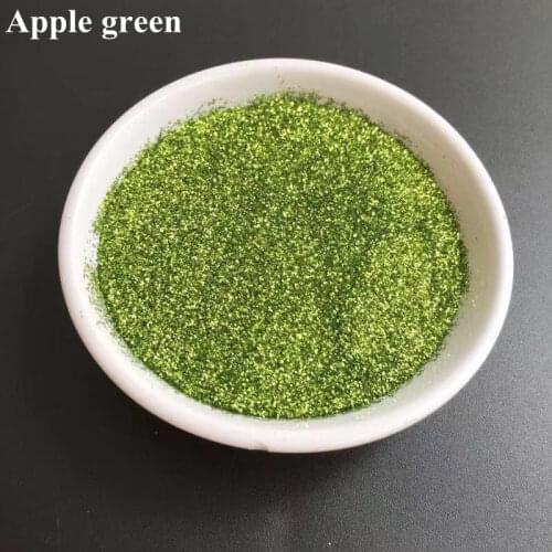 Apple green Flash glitter powder phosphor powder,500g/bag,Eye shadow Nail Art Decoration Cosmetic ,Normal Series Dust