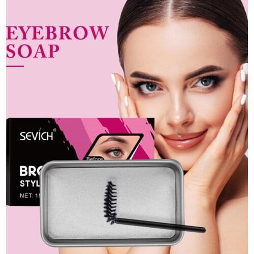 Women Soap Brow Brows Gel Makeup Colorless Lasting Eyebrow Gel Eyebrow Long Lasting Waterproof Pomade Makeup