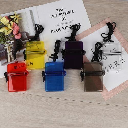 1pc Scuba Diving Kayaking Waterproof Dry Box Gear Accessories Container Case & Rope Clip for Money ID Cards License Keys