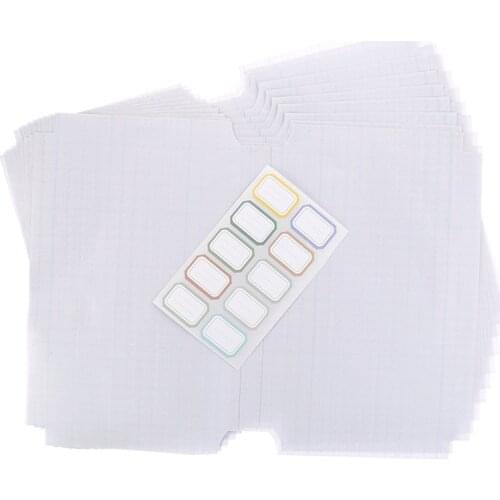 10sheets/set Transparent Self-adhesive Film Book Cover Slipcase Safety Waterproof Material For School Students