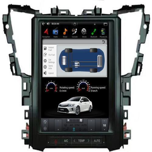 12.1 Tesla style Android 9.0 7.1 Car dvd player GPS Navigation For Toyota alphard Vellfire 30 series 2015-2018 multimedia radio