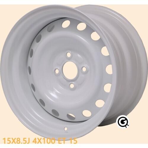 15inch steel wheel 4 holes 4X100 offset 15 Jetta MK2 mini rims deep lip