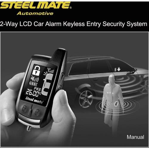 888E Two Way LCD Car Alarm Keyless Entry Security System Automatically lock/unlock the door сигнализация на авто