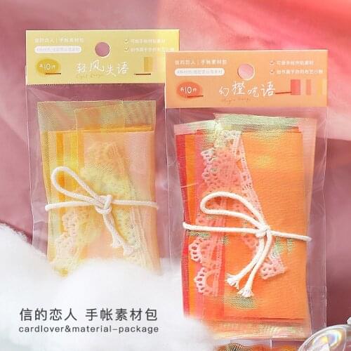 Pure Color Cotton Lace Hand Account Notes Materials Stationery Scrapbooking Journaling Project DIY Retro Background Paper