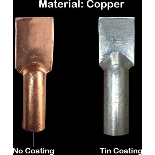 DT-630 Tin Coating Coppe No Bolt Hole Ring No Insulation Breaker Wire Cable Oil Plugging Connector Joint Lug Crimp Terminal
