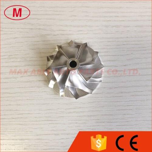 CT20 17291-54060 38.69/57.00mm 6+6 blades high performance turbocharger milling/aluminum 2618/billet compressor wheel