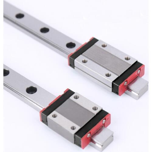 Linear Rail Guide MGN Mini MGN7 MGN9 MGN12 MGN15 Block MR7 MR9 MR12 MR15 With 1PCS Block 3d Printer Part