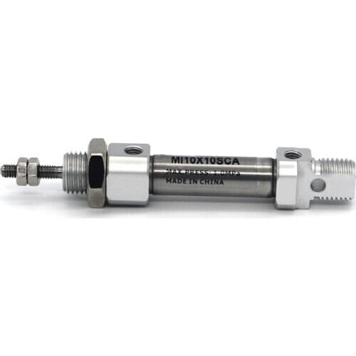 MI10X10SCA yiyun Stainless steel mini cylinder Pneumatic tools pneumatic components MI series